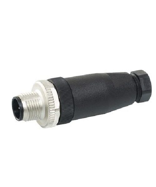 BS 8181-0 Conector, M12 eurofast, Male Straight, 8 Wire, Screw Terminals, PG 9, Black marca. Turck
